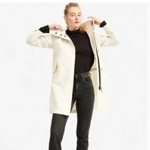 Everlane ReNew Hooded Full Zip Rain Anorak Jacket Coat